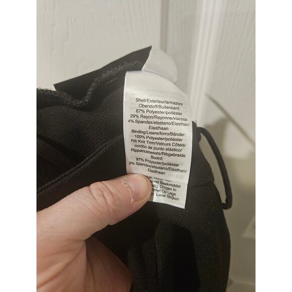 Donna Karan New York Black Cargo Jogger Pants Size 8 Spring 2022 Stretch DKNYP - Picture 8 of 9